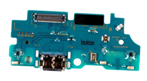 Įkrovimo lizdas Samsung A175 A17 4G su plokšte ir mikrofonu originalas